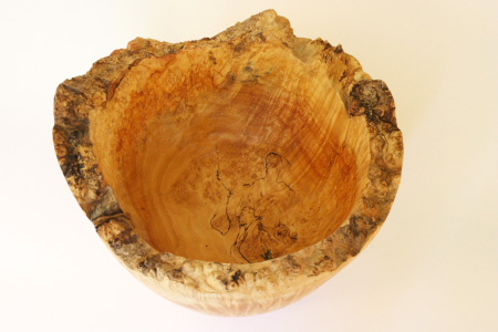 Burl Wood-Spalted Box Elder Vessel